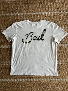 Bad Birdie White Logo T-Shirt
